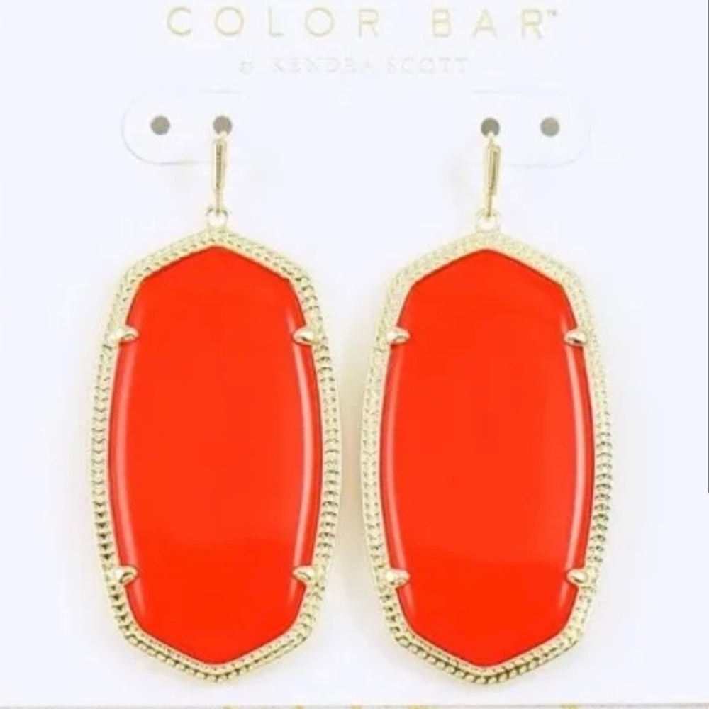 Kendra Scott red earrings